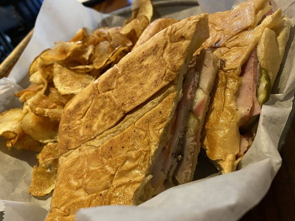Cuban sandwich at The Burg
