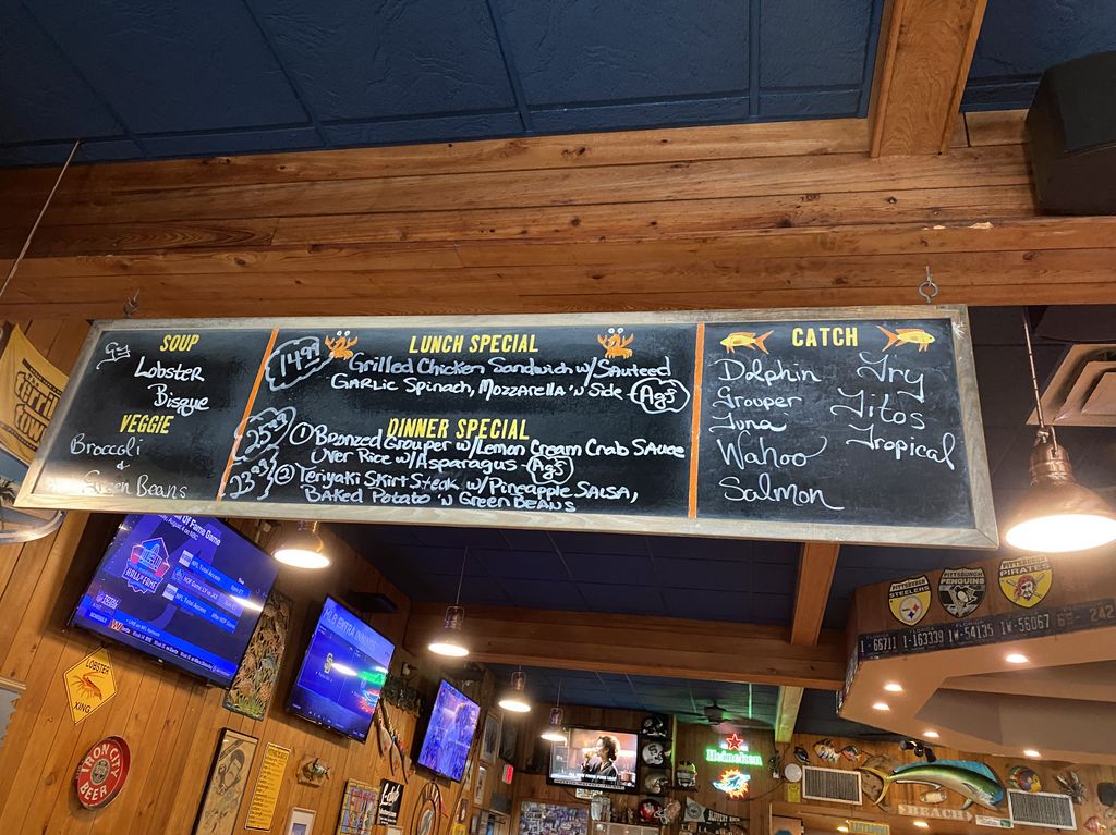 Dave's Last Resort specials board, Lake Worth, FL