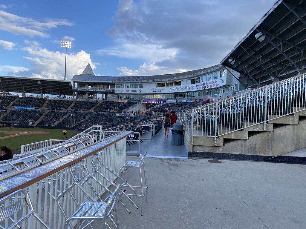 Hammond Stadium from LF bar, Fort Myers, FL